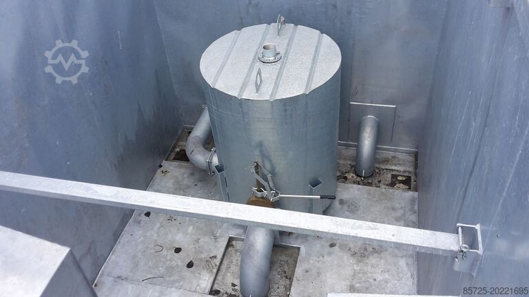 เครื่องใส่ปุ๋ย  Agomac gegalvaniseerde mest-pompcontainer