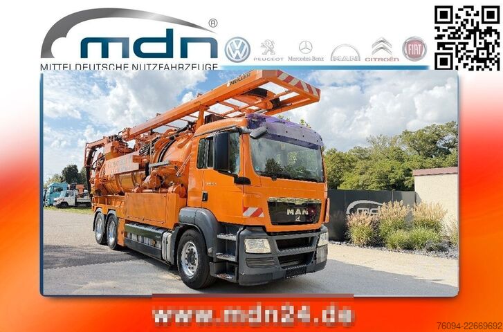 Vakumlu tank kamyonu MAN TGS 33.540 Müller Saug-Druck-Kombispüler Recycle