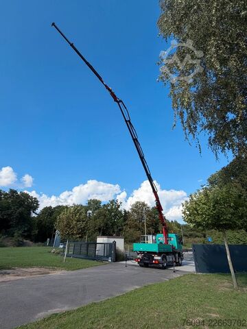 Veokile paigaldatud kraana MERCEDES-BENZ Actros 1840 4x2 SZM Kran 26m FUNK WINDE Korb