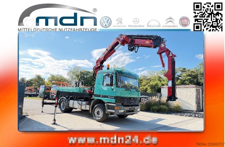 Platvormveok MERCEDES-BENZ Actros 1840 4x2 SZM Kran 26m FUNK WINDE Korb