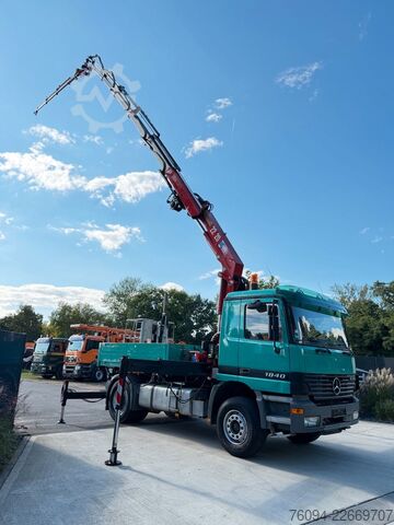 Platvormveok MERCEDES-BENZ Actros 1840 4x2 SZM Kran 26m FUNK WINDE Korb