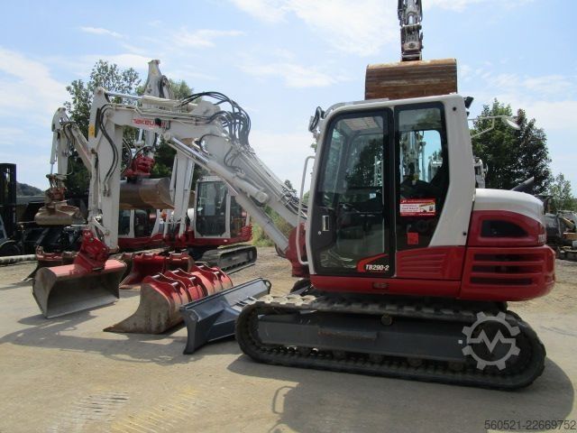мини-экскаватор Takeuchi TB 290-2 - Powertilt + Schnellwechsler-Klima-4 Löf