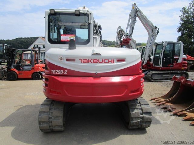 мини-экскаватор Takeuchi TB 290-2 - Powertilt + Schnellwechsler-Klima-4 Löf