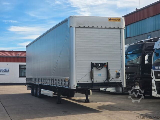 Otvorena poluprikolica sa ceradom WIELTON NS-3 * PR. + PL. MEGA * SAF *PLANE UNBESCHRIFTET