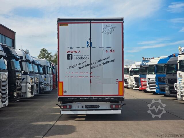 Otvorena poluprikolica sa ceradom WIELTON NS-3 * PR. + PL. MEGA * SAF *PLANE UNBESCHRIFTET
