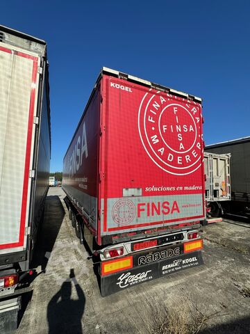Semi-remorque ouverte avec bâche Kögel TAULINER ELEVACION MULTIPUNTO