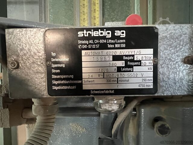 Plattensäge stehend Stribig Digitron / Automat 6220 AV/XY1/G