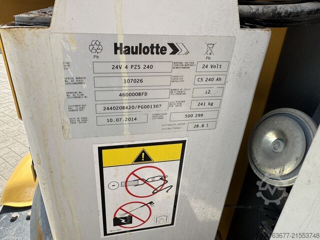 Haulotte Star 10 elektrisk mastelift / vertikal bomlift, 10 m arbejdshøjde, årgang 2014, TÜV til 7-2 HAULOTTE Star 10 Electric Masthoogwerker / Vertical Boom lift 10M werkhoogte 2014  TUV 7-2026