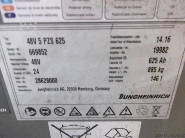 Stivuitor frontal JUNGHEINRICH EFG 316 K 110-310 ZZ
