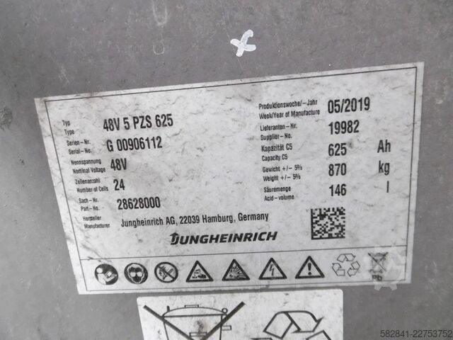 Forklift pemuat hadapan JUNGHEINRICH EFG 216K GE115-310ZZ