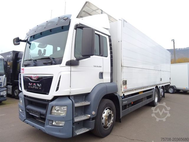 Camion caisson MAN 26.360 TGS*Schwenkwand*20 Pal*Lift/Lenk*2 to LBW