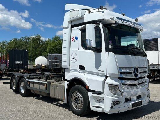 Wissellaadbak vrachtwagen MERCEDES-BENZ ACTROS 2545 6X2 BDF E6, RETARDER, ALUFELGEN