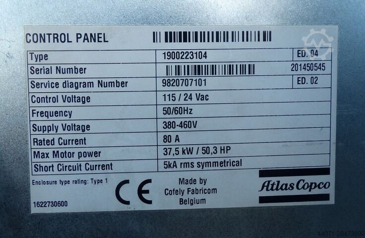  Atlas Copco GA30VSD+FF