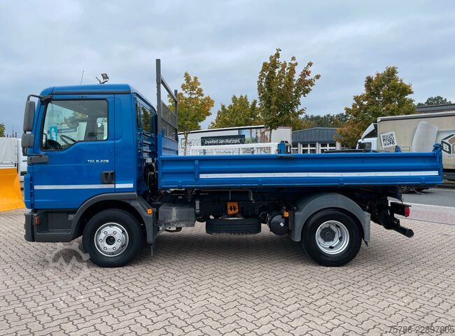 Driezijdige kipper bestelwagen MAN TGL 8.220 Meiller/ 2x AHK+Öl/ Diff-Sperre