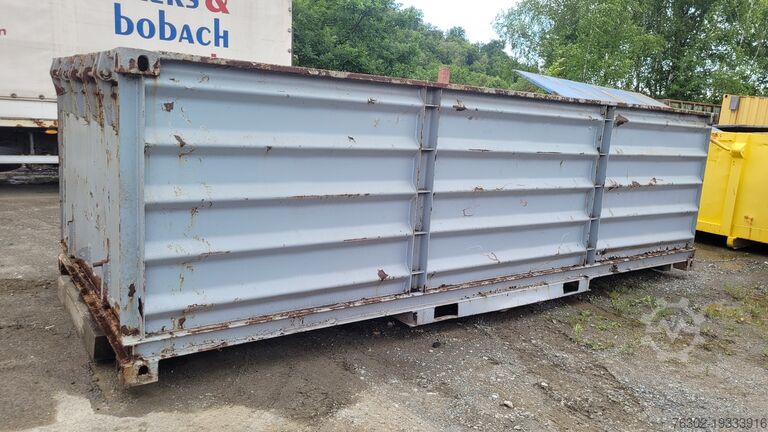 Contenedores de decantación  20 ft Mulde mit Pendelklappe ca. 20 m³