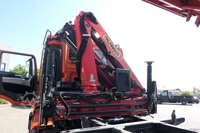 Camión volquete trilateral MAN 18.460 TGS 4x2, Palfinger 8.501, Meiller, Klima