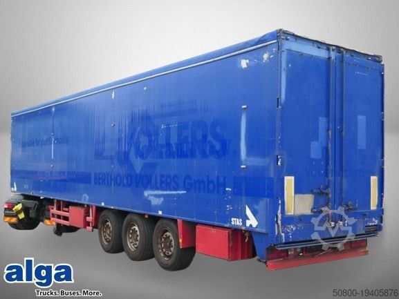 Auflieger mit Walkingfloor STAS SZ339V, 90m³, Elektrisches Powerpack, SAF, Funk,