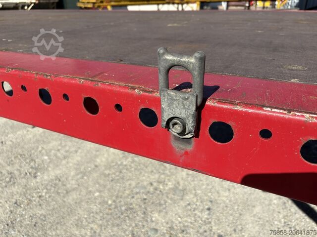 Intercambiabile con pianaleWechselbrücke con piattaforma Krone 7,45m BDF Baustoff Multilockrahmen