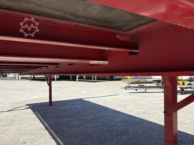 Intercambiabile con pianaleWechselbrücke con piattaforma Krone 7,45m BDF Baustoff Multilockrahmen