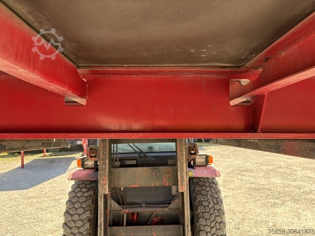 Intercambiabile con pianaleWechselbrücke con piattaforma Krone 7,45m BDF Baustoff Multilockrahmen