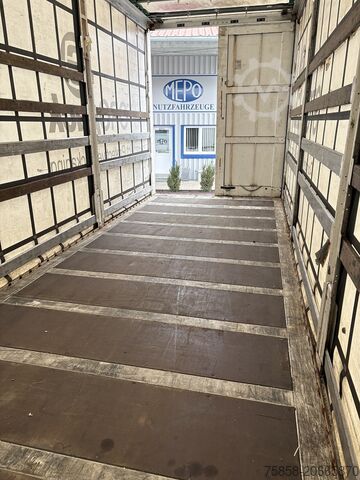 Wechselbrücke mit Pritsche & Plane Krone Jumbo 3m Innenhöhe Hubdach Edscha