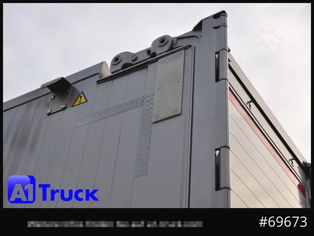 Tiptrailer REISCH RHKS, Alu-Kippmulde 54m³, Kombitüren, Alufelgen, Liftachse,