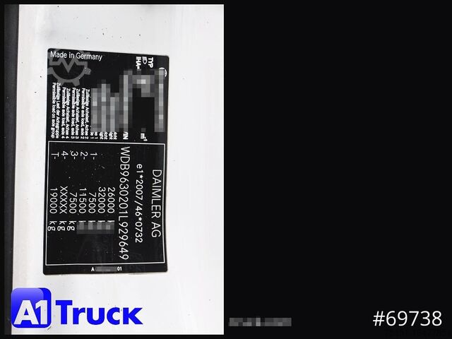 Camión de la basura MERCEDES-BENZ Antos 2532 Faun Powerpress II Zöller Detla 2301,