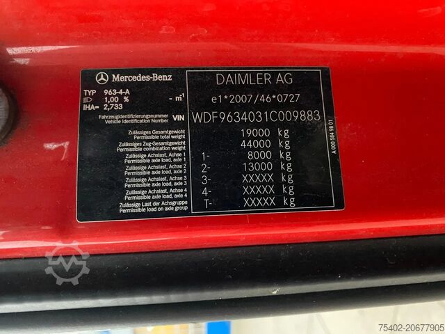 Standard-SZM Mercedes-Benz Actros 1945 / StreamSpace / Hydraulic / Automatic