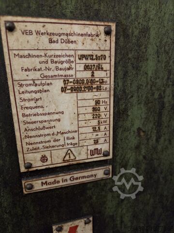  WMW UPW 12,5 x 70
