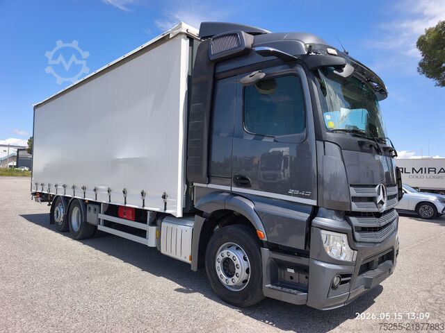 Kamion s ravnom platformom i ceradom MERCEDES B 2543 ACTROS 6X2 EURO 6 ( 2021)