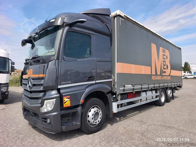 Kamion s ravnom platformom i ceradom MERCEDES B 2543 ACTROS 6X2 EURO 6 ( 2021)