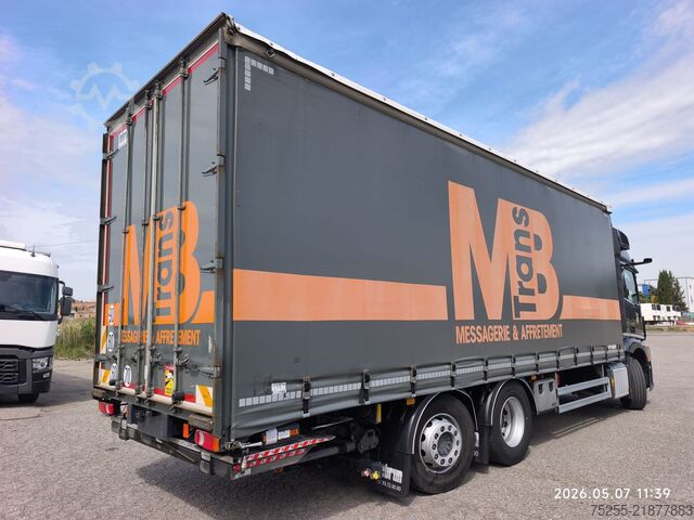 Kamion s ravnom platformom i ceradom MERCEDES B 2543 ACTROS 6X2 EURO 6 ( 2021)