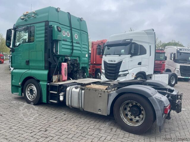 Standard-SZM MAN TGX 18.480 RETARDER, mooving 5th wheel, FRIGO, ...
