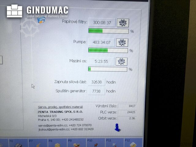 Máquina de electroerosión por penetración PENTA 1060 CNC