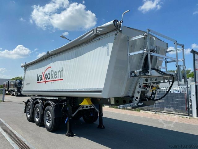 Tipper semitrailer SCHMITZ CARGOBULL SKI 24 SL 7.2 Alukasten Liftachse 29,9 m3!MIETE!