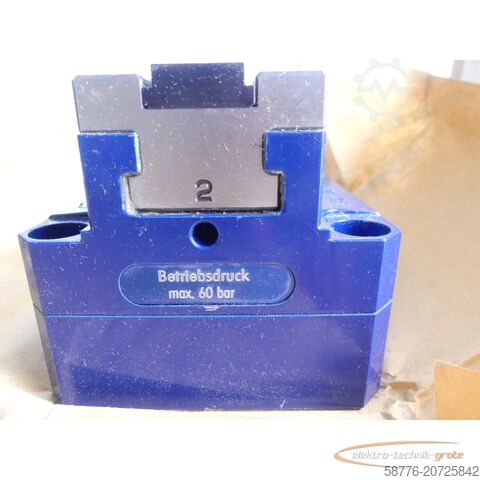 Schunk component Schunk KSH 100-Z 2-Backen-Kraftspannblock Betriebsdr. max. 60bar - ungebr.! -