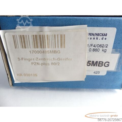 Schunk-komponent Schunk PZN-plus 80/2 3-Finger-Zentrisch-Greifer HA 030135 - ! -