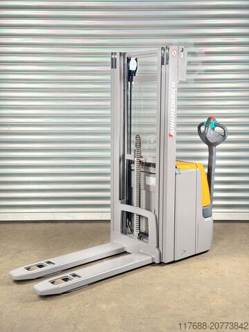 High lift truck pedestrian Jungheinrich EJC 214 - Service Neu - Triplex 5,35 Bj 2020