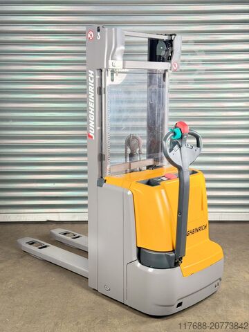 High lift truck pedestrian Jungheinrich EJC 214 - Service Neu - Triplex 5,35 Bj 2020