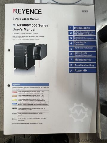 Ženklinimo lazeris Keyence MD-X1500 C