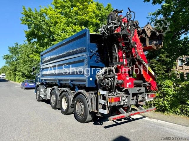 ডাম্প ট্রাক DAF CF 85.410 Kipper + Kran Epsilon Q150/Eu5EEV