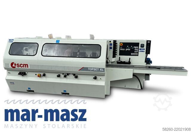 चार-तरफा गीला प्लानर SCM TOPSET XL na 6 głowic