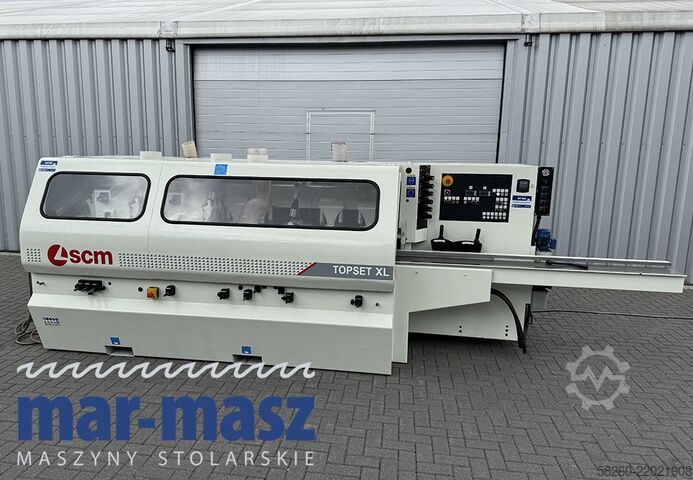 चार-तरफा गीला प्लानर SCM TOPSET XL na 6 głowic