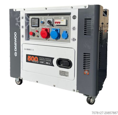 Gerador diesel DAEWOO Agregat 8.1 kva DDAE10500DSE-3G