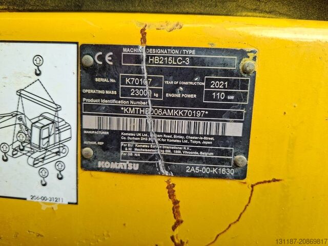 Raupenbagger Komatsu HB215LC-3