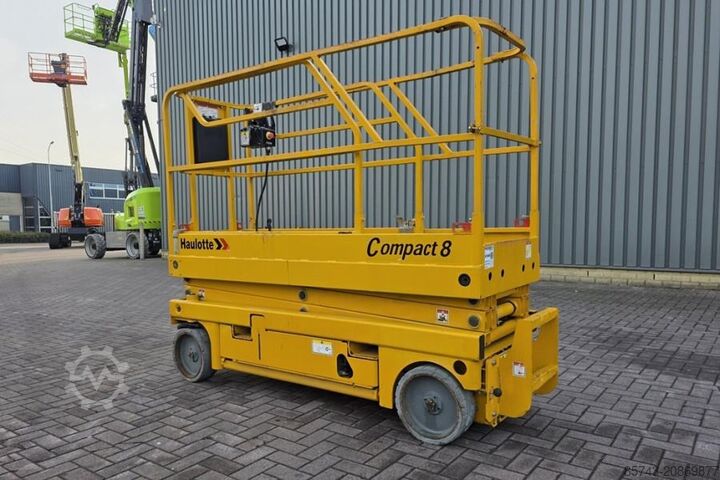 Scherenhebebühne Haulotte Compact 8 Electric, 8.2m Working Height, 350kg Cap