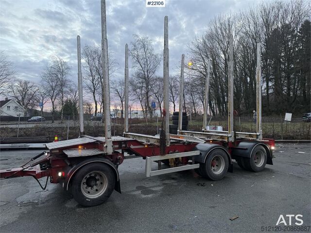 Tømmerbil  Trailer-Bygg 3 akslet