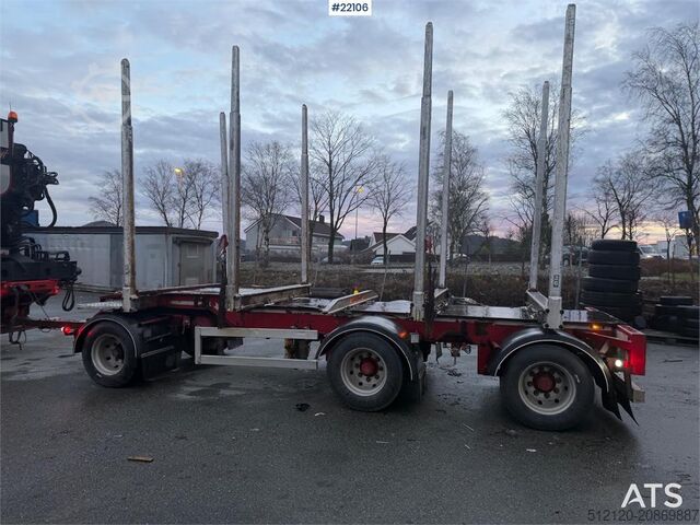 Tømmerbil  Trailer-Bygg 3 akslet