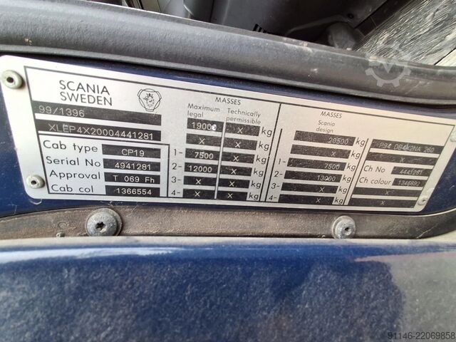 Piattaforma di carico Scania 94 .260 * Manual Gearbox * 1 Bed
