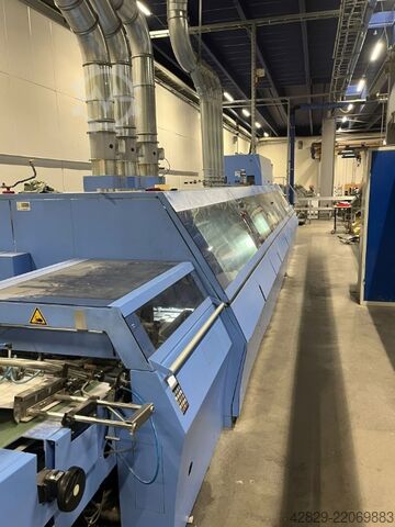 Binder met verzamelaars (samenstelmachines) Müller Martini Corona C15 S/35 (18")